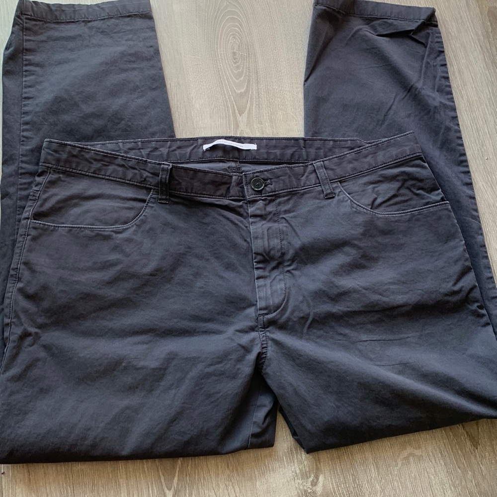 Gray mens chinos